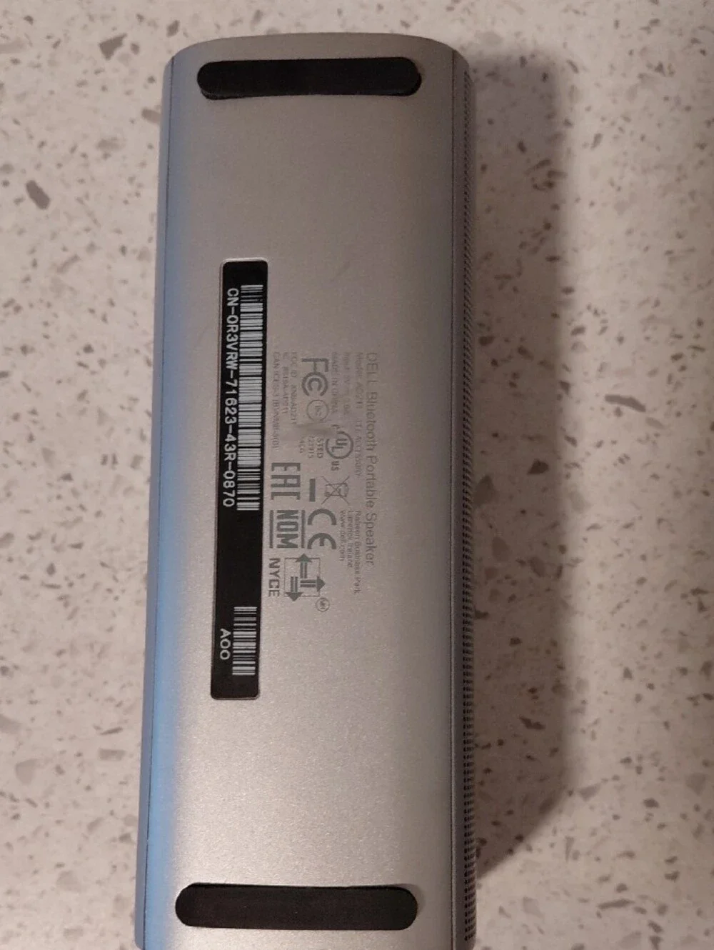 Dell Silver Bluetooth Speaker